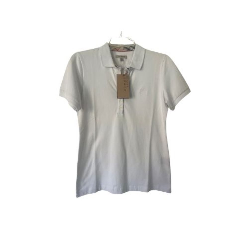 Burberry London Button-Up Short Sleeve Polo XL